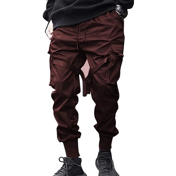 Other - New Mens Cargo Multi Pocket Utility Drawstring Pants Multiple Sizes